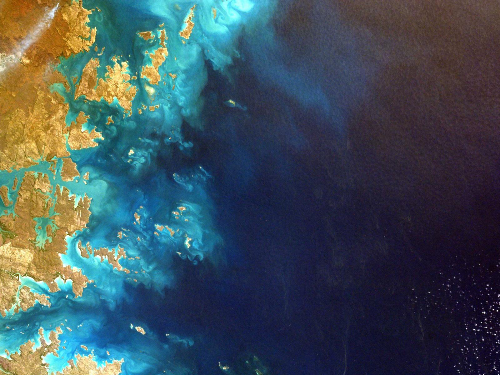 Littoral de la Martinique vu du ciel